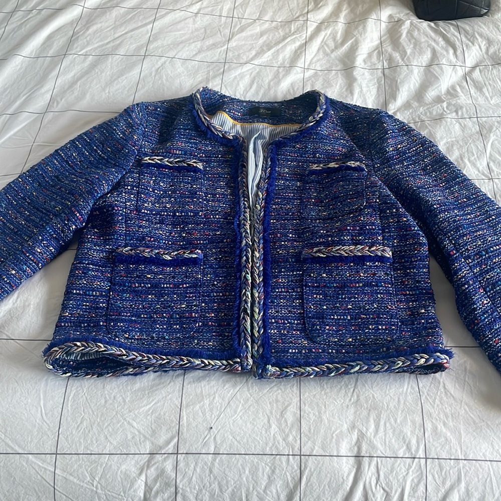Jcrew blue lady jacket